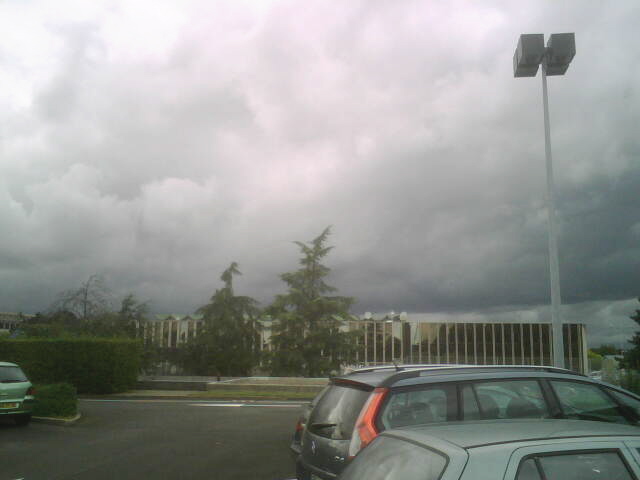 Orage sur Niort