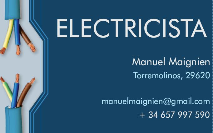 Manuel Maignen Electricien Francais Costa del sol